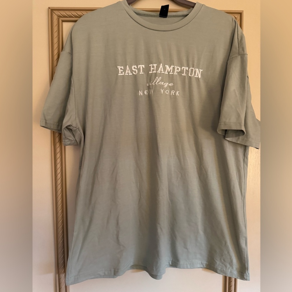 SHEIN Short Sleeve Tee - Light Green